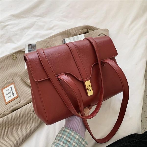 

lady's crossbody bags pu lether handbag large capacity office women tote commuter style shoulder bag cross body
