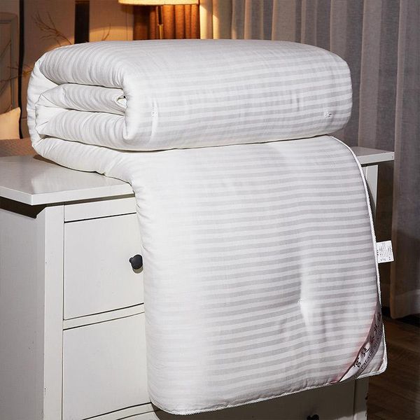 

comforters & sets nordic filling comforter quilted quilt king queen single size winter warm thick blanket solid color bedding filler