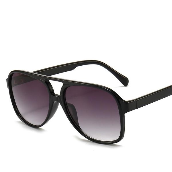 

sunglasses 2021 versatile simple trend retro women's street pography fashion temperament art glasses uv400, White;black