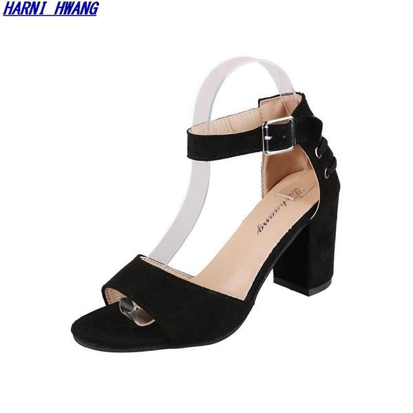 

dress shoes summer ladies high heels fashion casual luxury cute wholesale 35-43 sandals flat, Black