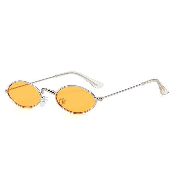 

outdoor eyewear 2021 small frame cat eye sunglasses for women man classic retro hip hop punk metal sun glasses uv400 female shades mirror