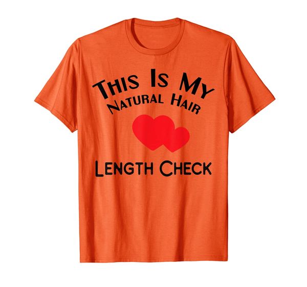 

Natural Hair T-Shirt for Black Women Length Check Beauty Tee, Mainly pictures