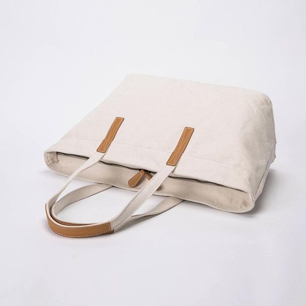 

evening bags simple atmosphere japanese canvas tote large capacity women's bag single shoulder portable 13-15 inch laphandbags