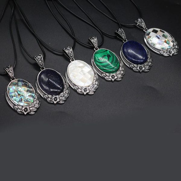

pendant necklaces -selling 2021 fashion natural shell necklace exquisite high-quality jewelry size 40x60mm, Silver