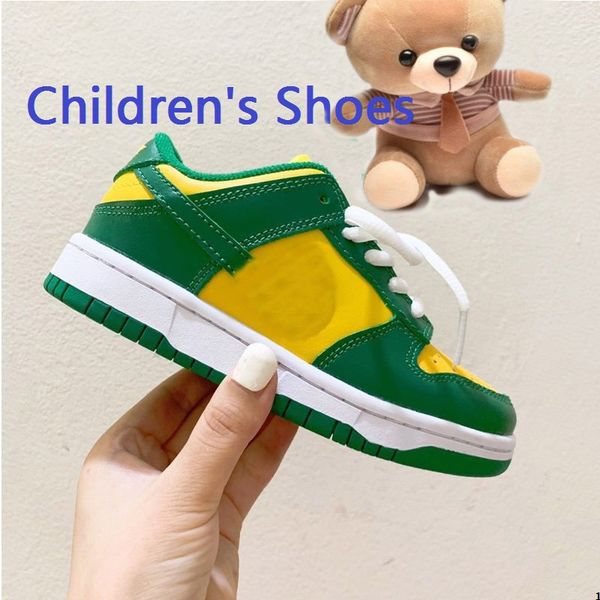 

dunks 2021 autumn girl boy toddler infant casual running shoes designer childrens sb kaws soft bottom comfortable stitching color children s