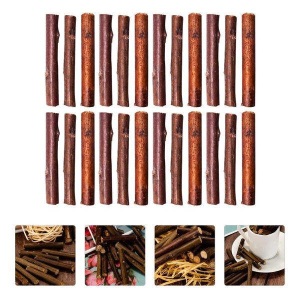 

decorative flowers & wreaths 100 pcs wood log sticks twigs scene layout props diy