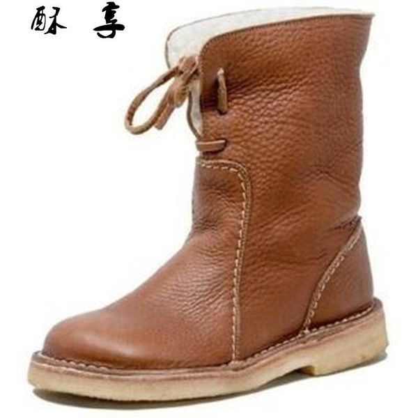

boots 2021 women winter fashion snow warm models women's flat large size shoes ankle for, Black