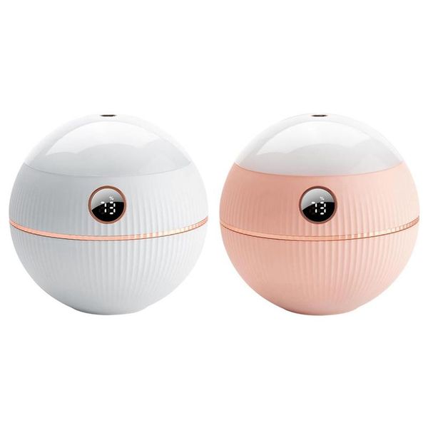 

humidifiers 550ml usb air humidifier with projection lamp rechargeable 2000mah battery wireless essential oil aroma diffuser