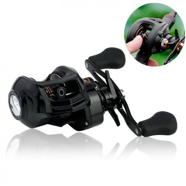 

fishing bait casting reel 17+1bb high speed 7.1:1 gear ratio braking force 8kg / 18lb right left hand optional baitcasting reels