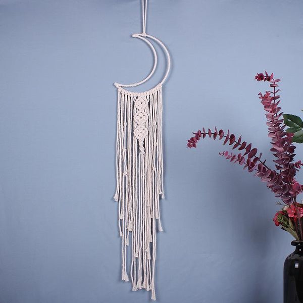 

decorative objects & figurines hand-woven tapestry star moon dreamcatcher bohemian style creative diy home decoration
