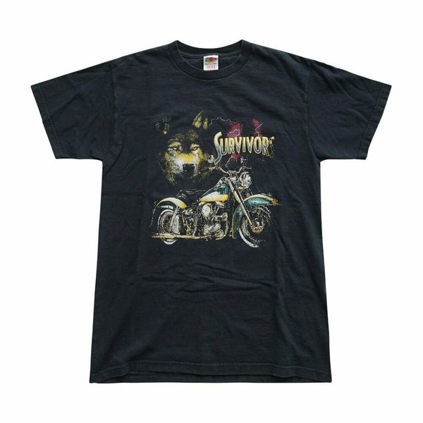 

vintage 2000s survivors t-shirt, White;black