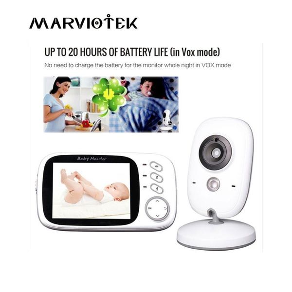

baby monitors video monitor 2.4g wireless with 3.2 inches lcd 2 way audio talk night vision surveillance security camera babysitter