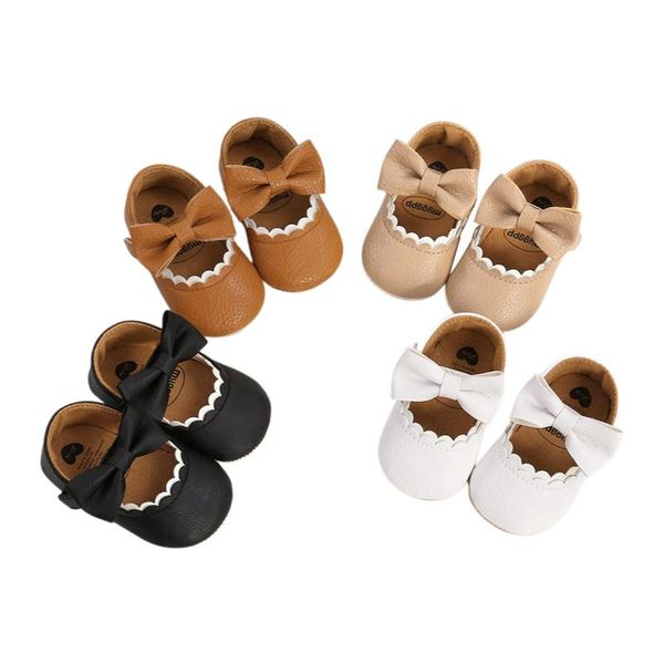 

first walkers born baby bow shoes classical boy girl lace-up tassels suede sofe anti-slip toddler crib crawl shoes+princess headband