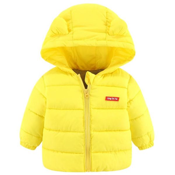 

down coat bobora winter warm baby girls jacket colorful boy clothes born coats for kids cotton with hooded, Blue;gray