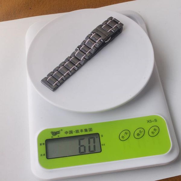 

watch bands ceramic bracelet watchbands black with pink and gold strap 14 15 16 17 18 19 20 21 22mm fashion polished accessories, Black;brown