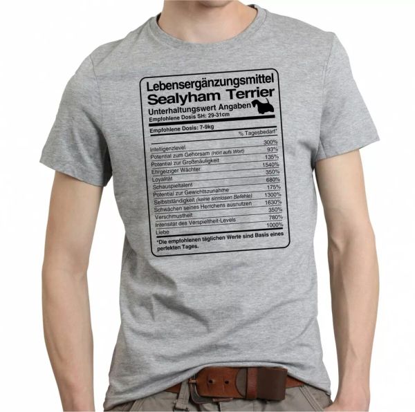 

shirt dose sealyham terrier life supplements men dog motif, White;black