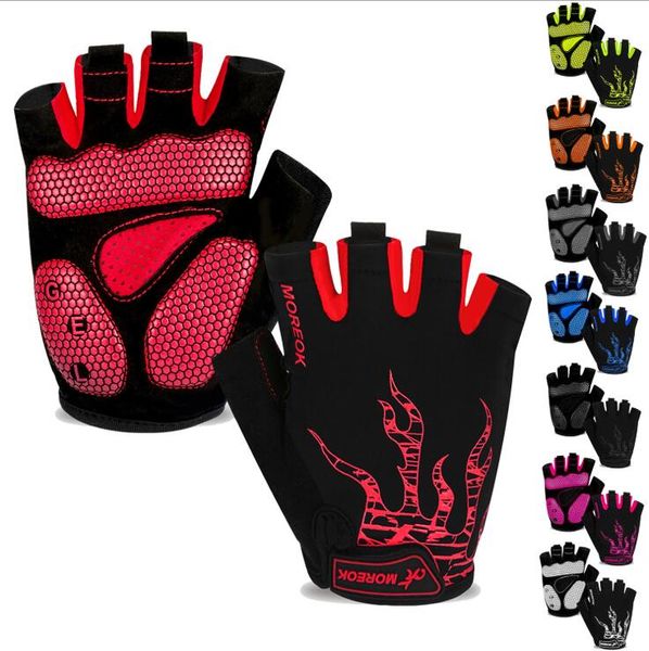 

2021 outdoor mountain road biking gloves half-finger sports
