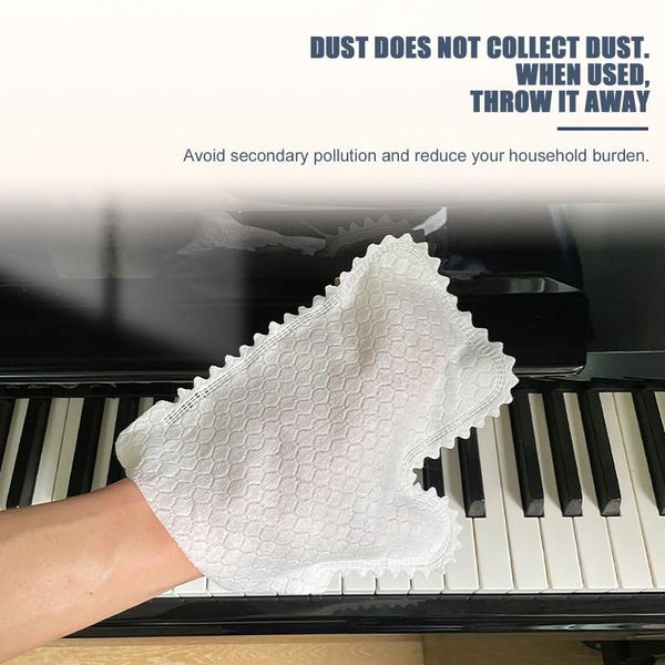 

disposable gloves bamboo fiber cleaning non-woven fabric dish washing household kitchen tool #p2