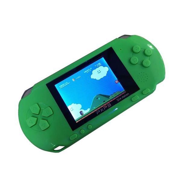

inch 16 bit pxp3 slim station video games player handheld game +card console built-in 150 classic portable players