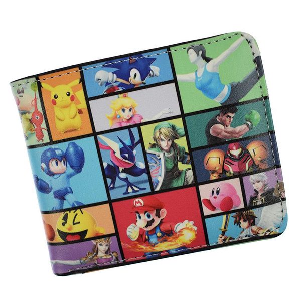 

wallets sell super smash bros short with coin pocket for young, Red;black