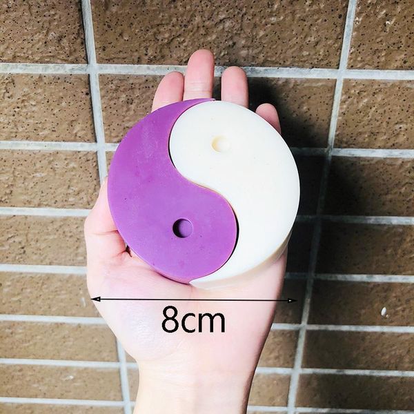 

craft tools 2021 3d silicone yin yang shape candle mould for resin mold wax diy cake chocolate making air fragrance soap