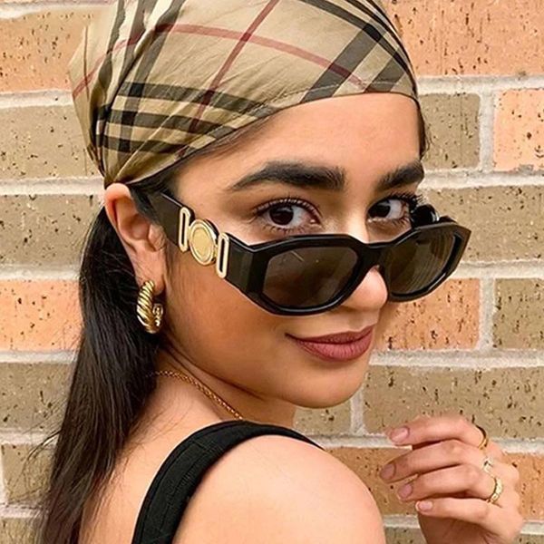 

sunglasses vintage steampunk brand design luxury small frame men women fashion square sun glasses shades, White;black