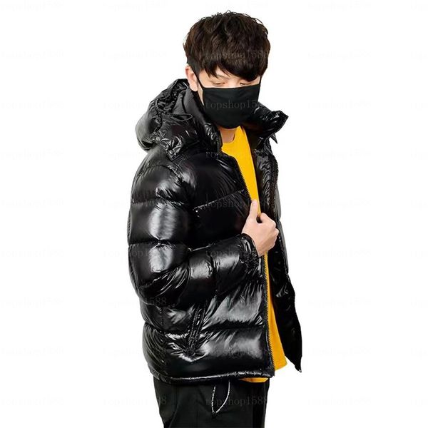 

mens jacket fashion down coats clothing men women hoodie jackets stylist winter size s-xxxl, Black;brown