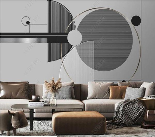 

wallpapers papel de parede modern minimalist abstract geometry 3d wallpaper mural,living room tv wall bedroom papers home decor