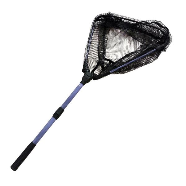 

fishing net bag portable foldable landing nets trap for tackles accessories