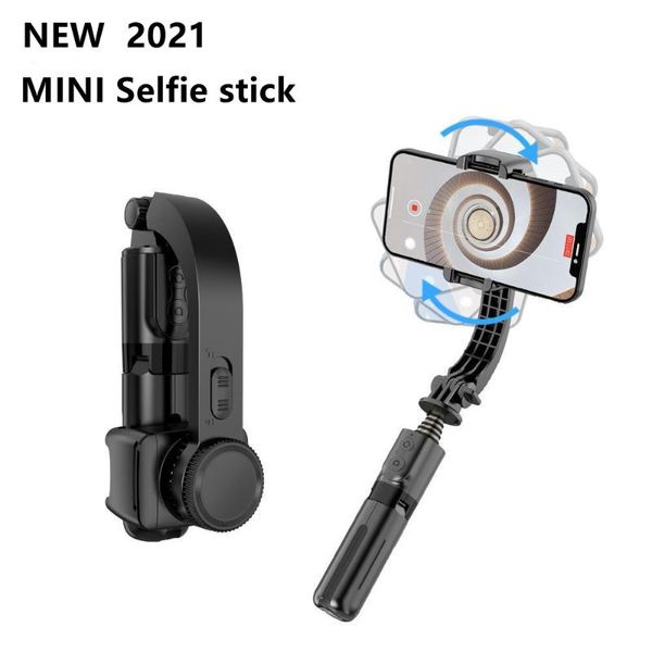

selfie monopods mini stick gimbal stabilizers tripod anti-shake wireless bluetooth remote control extendable foldable