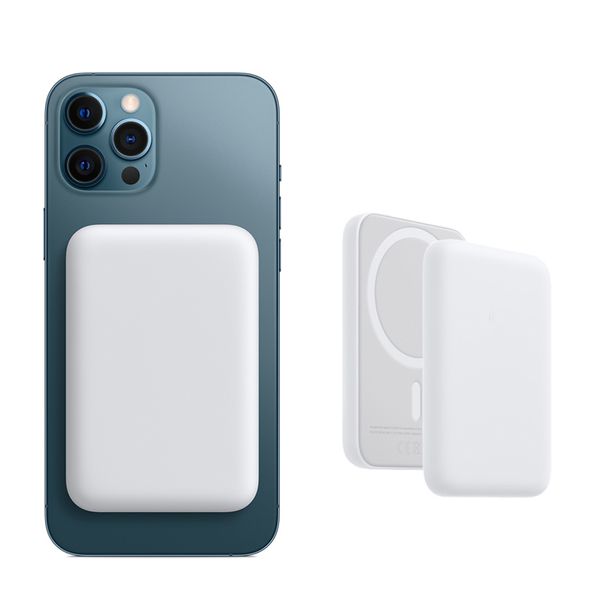 

original spare 5000mah charger pack magnetic wireless charging power bank for iphone 12 13 pro max external battery 13 charger