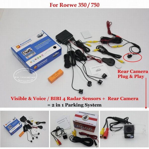 

car rear view cameras& parking sensors for roewe 350 / 750 sensor auto alarm system highquality rearview reverse camera