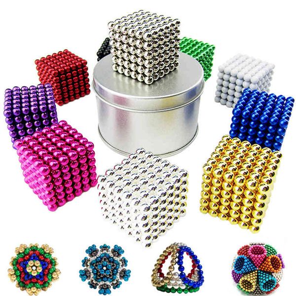 

3 mm 216 magic balls buckball magnetic cube puzzle creative building block toys