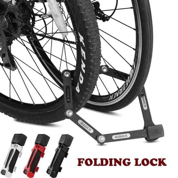 

bike locks etook lock steel foldable 2 keys 4.11mm 750mm black