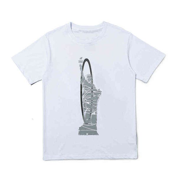 

mensdesigner t shirt new arrival men women casual short sleeve mens hip hop tee 2 colors, White;black