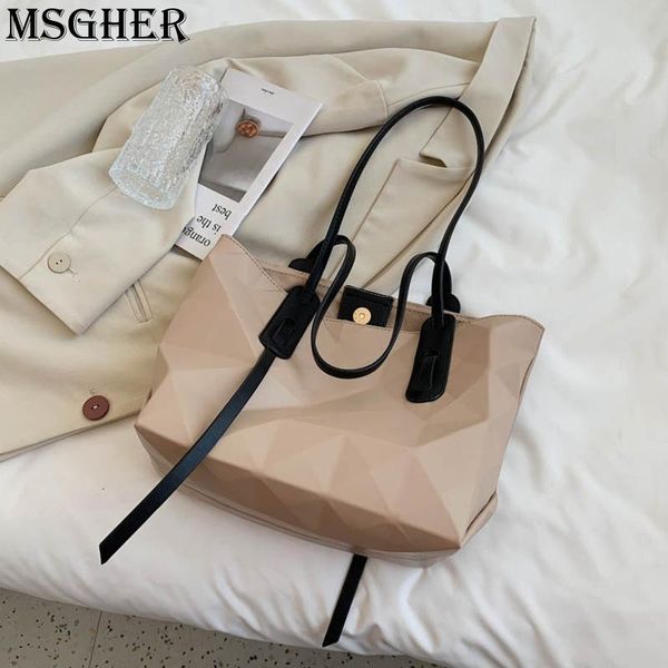 

cross body large capacity hand bill lading shoulder bag lady tote versatile simple casual fashion texture commuter women's