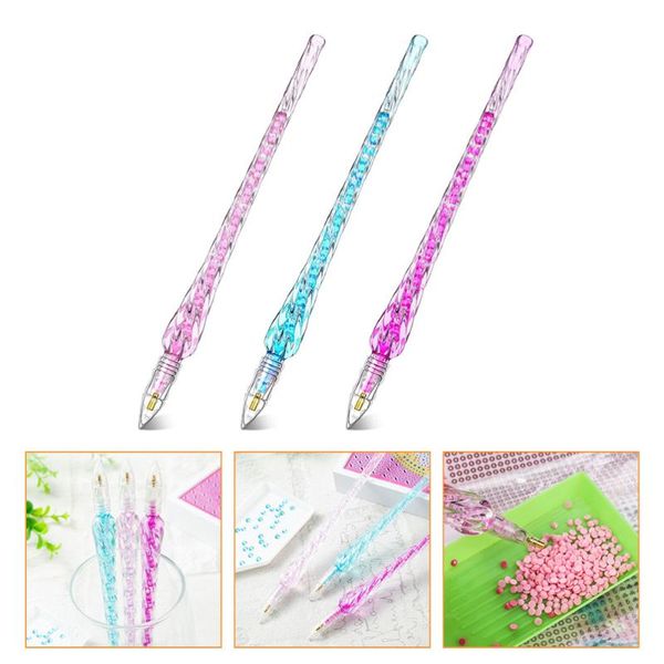 

nail drill & accessories 3pcs diamond painting tools pens glue clay