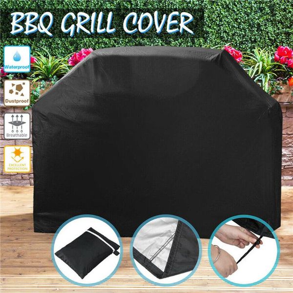 Ombra Impermeabile BBQ Grill Cover Barbecue Heavy Duty Anti Dust Rain Protector Accessori Outdoor Garden 6 Size