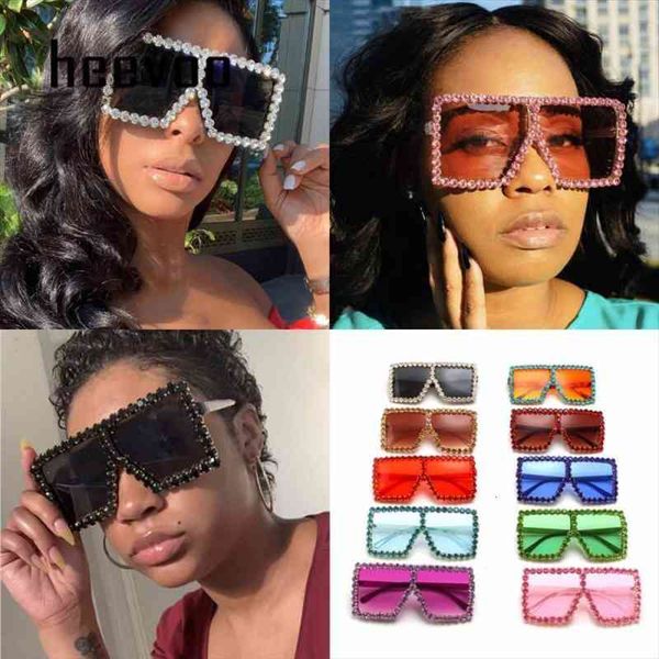 

brand designer crystal oversized sunglasses women mirror fashion big rhinestone rays shades square sun glasses lady diamond, White;black