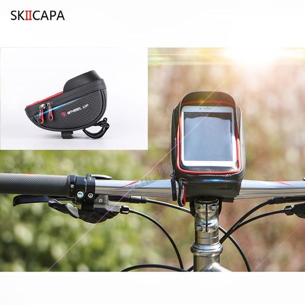 

waterproof cycling phone holder bag for huawei touch screen case bike bicycle front handlebar cell mounts & holders
