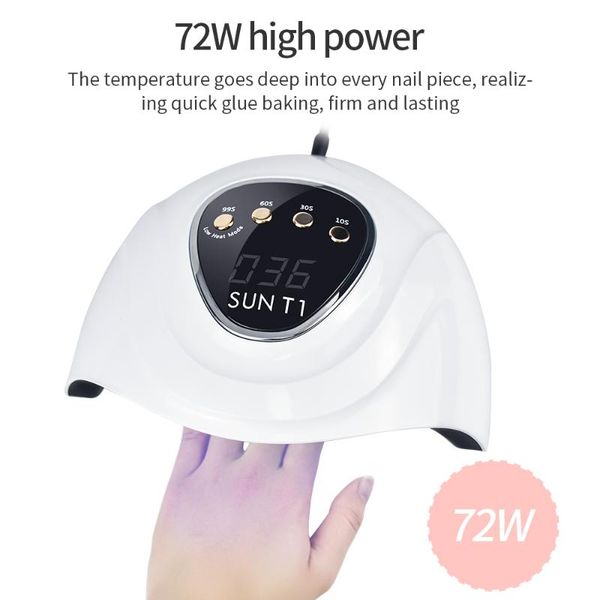 

nail lamp 36 uv led beads for all gels polish with sensor and auto 99/60/30/10s timer manicure dryer dryers