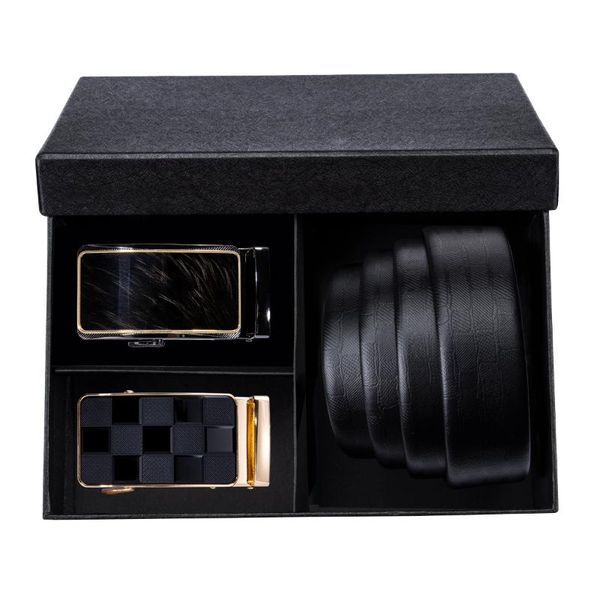 

belts men belt genuine leather automatic buckle male black strap famous cowskin gift dibangu, Black;brown