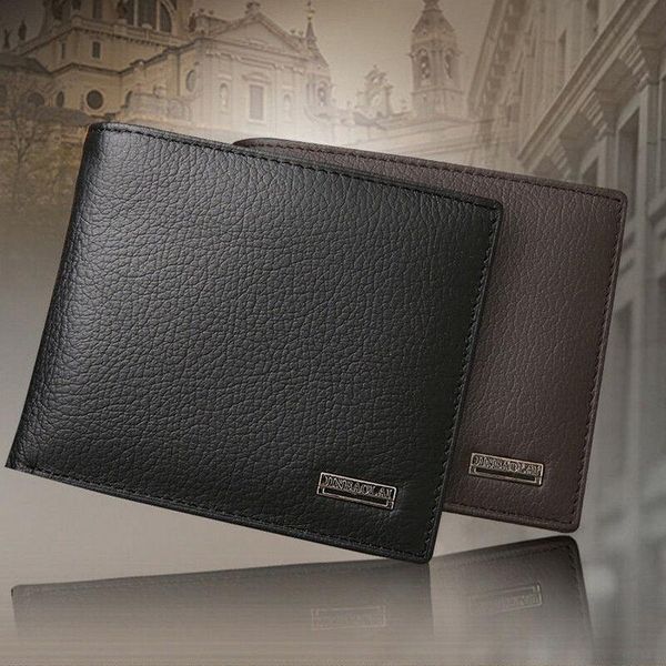 

wallets 2021 men bifold small business leather letter purse short fashion coin bag for men's clutch card holder wallet, Red;black