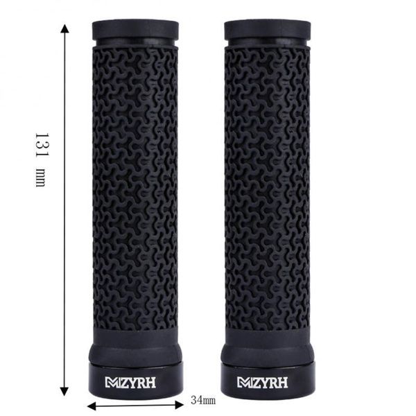 

bike handlebars &components 1pair rubber cycling bicycle grips outdoor mtb mountain handlebar cover anti-slip strong support parts