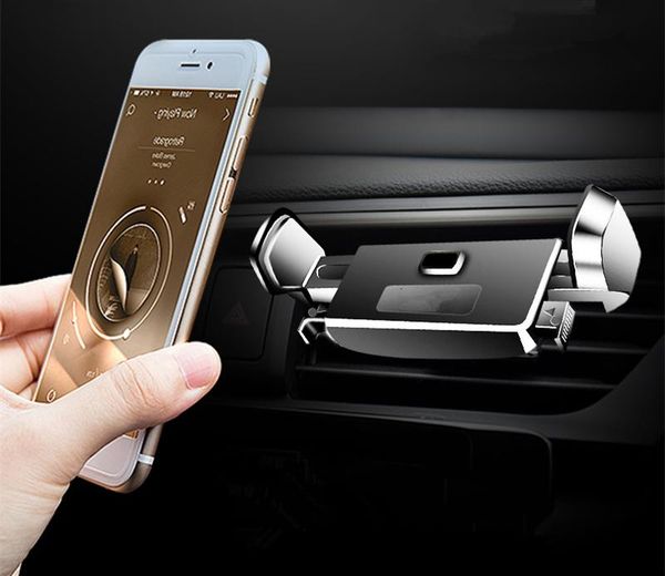 

anti-slip mats car air outlet vent type phone pad gps navigation holder accept rotating anti-drop single hand operate adjustable