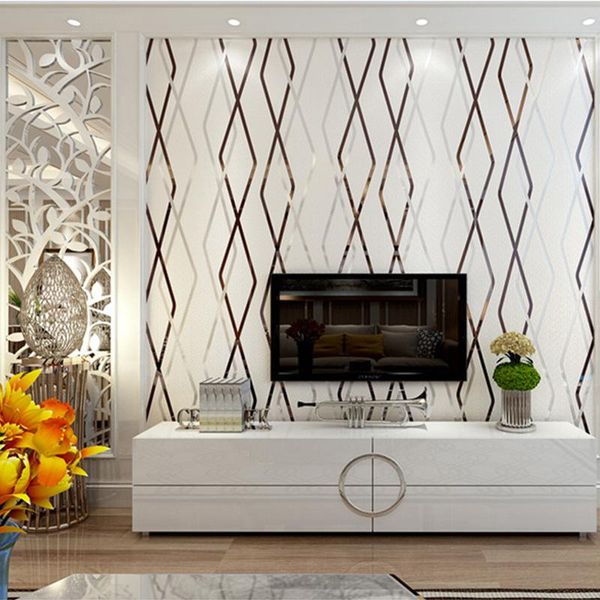 

attapulgite imitation velvet line background wallpaper living room bedroom non woven 3d roll u121 wallpapers