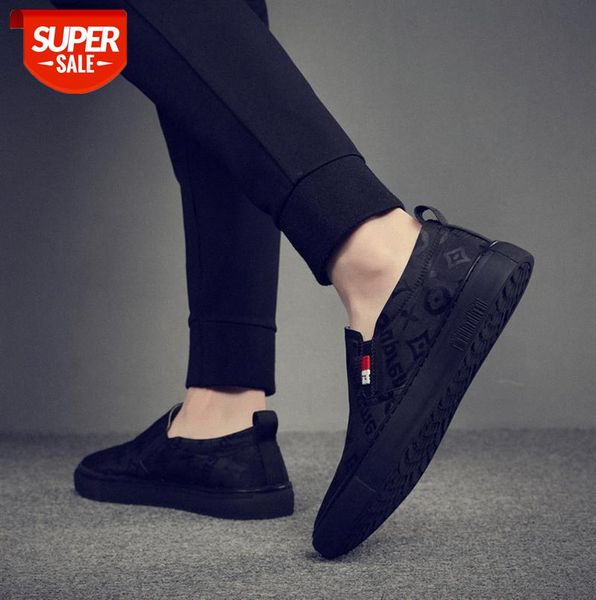 

men's shoes casual one-foot canvas all-match sports cloth peas flat bottom #hb8i