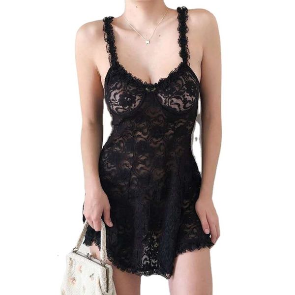 

women's tracksuits tracksuitsfashionable suspender lace dress women's high waist temperament girl style skirt c8k8, Gray