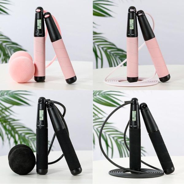 

jump ropes professional calorie electronic counter skipping rope sport weights exercise fitness workout equipment