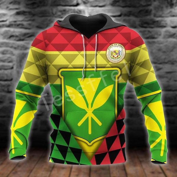 

men's hoodies & sweatshirts kanaka hawaii polynesian culture 3d printed fashion men hooded sweatshirt zipper casual pullover, Black